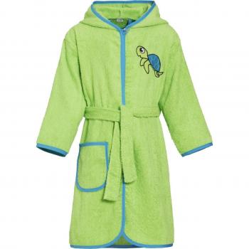 Playshoes Turtle Terry Bathrobe for Older Kids