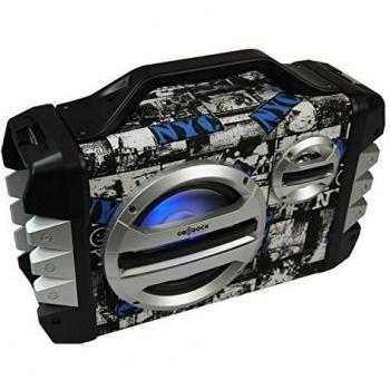 Altavoz portátil NEGRO BLUETOOTH, función KARAOKE, incluye micrófono, 20W+5W GO-ROCK GR-WSK300