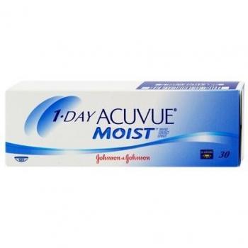 Lentes de Contacto 1 Día Acuvue Moist Curva 9.0 Dioptrías +5.00 30 Uds