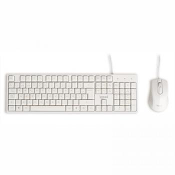 iggual CMK-BUSINESS Kit Teclado y Ratón USB Blanco