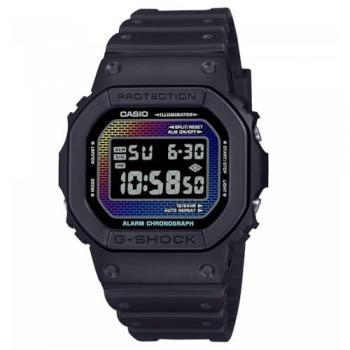 Reloj Casio G-Shock DW-5600RW-1ER (Color Negro) - Reloj digital resistente a golpes, con luz LED, cronómetro, temporizador y resistencia al agua hasta 200 metros