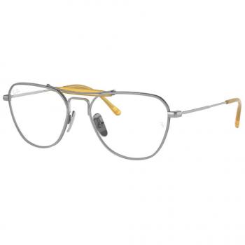 Ray-Ban RX8064V 1221 Armazones para Mujer Plateadas con lentes recetados de 53 mm
