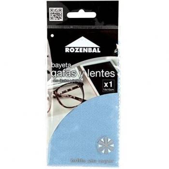 ROZENBAL Bayeta Gafas, Lentes y Pantallas 14 x 15 cm, Azúl, 14x15cm