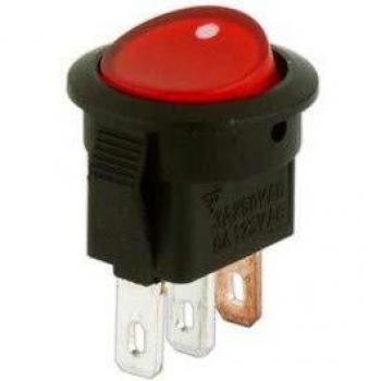 Interruptor unipolar empotrable basculante Miniatura I - O Electro DH Cuerpo Negro y Tecla Negra 11.482.I 8430552110926