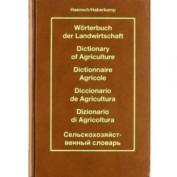 Diccionario de agricultura -Alemán-Inglés- Francés-Español-Italiano-Ruso