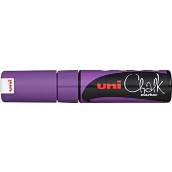 Uni-ball - uni-ball Marqueur craie Chalk, violet, pointe biseautee