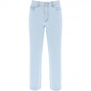 A.P.C. New Sailor Straight Cut Cropped Jeans - W26 Blue