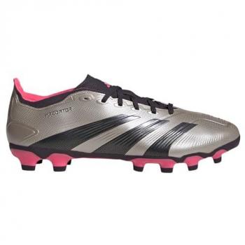 Botas de fútbol adidas Predator League MG gris, unisex, para césped artificial, talla EU 46