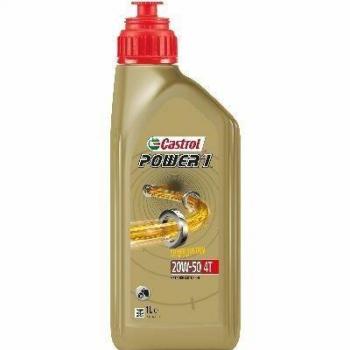 Castrol Aceite de Motor 20W50 Power 4T para Moto 1L