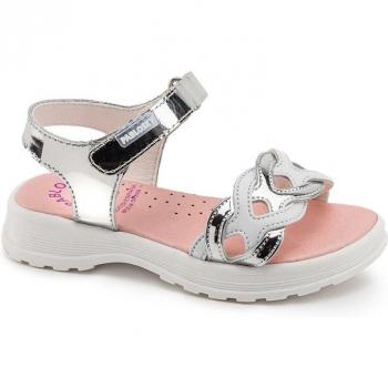 Sandalias Niña Pablosky de Piel Plateado 411956