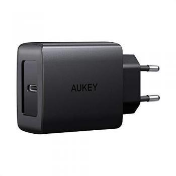 AUKEY Cargador USB C con Power Delivery 18W, Cargador Móvil para Samsung Galaxy S8 / S8+ / Note8, Nexus 5X / 6P, LG G5 / G6, iPhone XS / XS Max / XR, Nintendo Switch y más