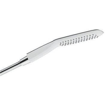 Hansgrohe 28568400 PuraVida Ducha de mano, ahorro de agua, Blanco/Cromo, Ø 120 mm