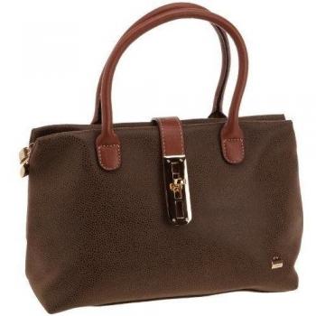 Lab C Shop-Xga - Bolso de mano, color Marrón, talla Taille Unique