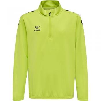 Hummel hmlCORE XK Poly Half Zip Sweatshirt Lime Popsicle 8 Years Unisex