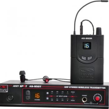 Galaxy Audio AS-950 Wireless Personal Monitor System, P2: 470-489 MHz