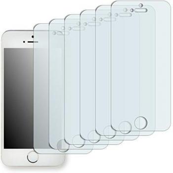 6 x Golebo protector para pantalla para Apple iPhone 5C Crystal Clear, invisible. Fabricado en Alemania