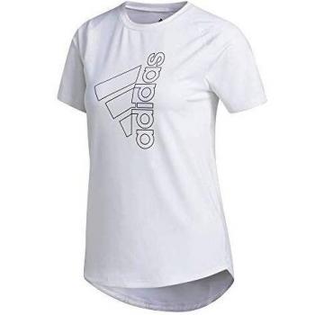 adidas Tech Bos tee Camiseta de Manga Corta, Mujer, White/Black, L