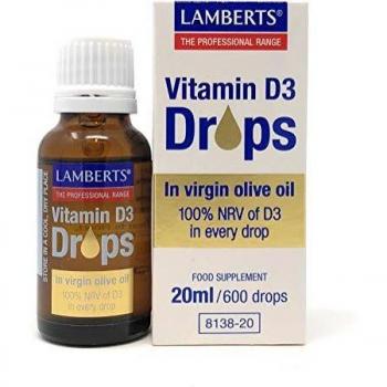 Vitamina D3 en Gotas de Lamberts, 70g - 600 Dosis