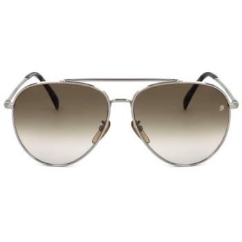 Gafas de sol David Beckham 1102FS para hombre - Metal plateado, Talla única