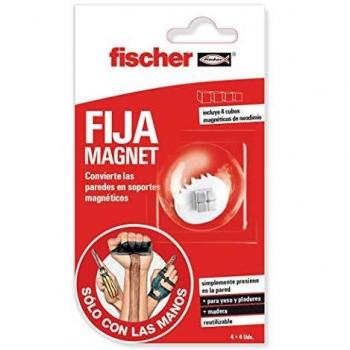 fischer 548833 soporte magnético con imán, Blanco