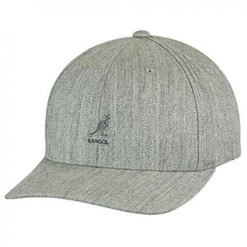 Kangol Unisex Light Grey Wool Flexfit Baseball Cap S/M