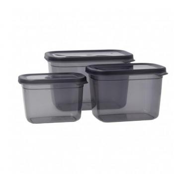 SET 3 RECIPIENTES REC HERMETICOS ALTOS 800-1300-2300ML