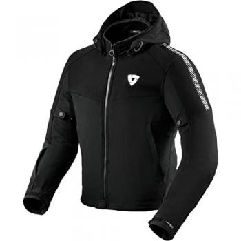 Chaqueta textil para motocicleta Revit Proxy H2O de hombre - Negro (S)