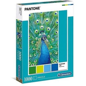 Clementoni- Puzzle 1000 pzas Pantone Blue, Multicolor
