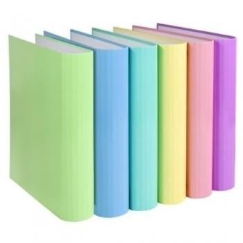 Carpeta archivadora soft A4 4 anillas surtidas - Pack de 1 unidad