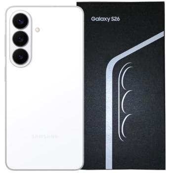 Smartphone Samsung Galaxy S26 5G, Blanco, 256 GB, 12 GB RAM, 6.3 FHD+, Exynos 2600, 4300 mAh, Android 16