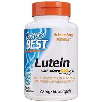 Lutein and Zeaxanthin Softgels - 60 Count with FloraGLO, 20mg