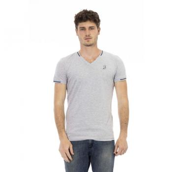 Trussardi Action Gray Cotton T-Shirt - L