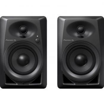Pioneer DJ DM-40 - Monitores de estudio activos, 4 pulgadas, sistema bass reflex frontal, pareja, color negro