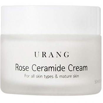 Urang Rose Ceramide Cream 50 ml - Moisturizing cream for all skin types, enriched with ceramides and rose extract, designed to hydrate and strengthen the skin barrier