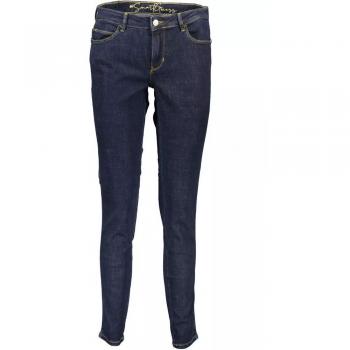 Guess Women's Blue Cotton Skinny Jeans - W24 | L30