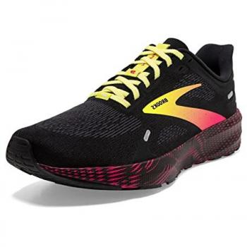 Brooks Launch 9 Lightweight Neutral Running Shoes for Men - Black, Multicolor, Size 42.5
