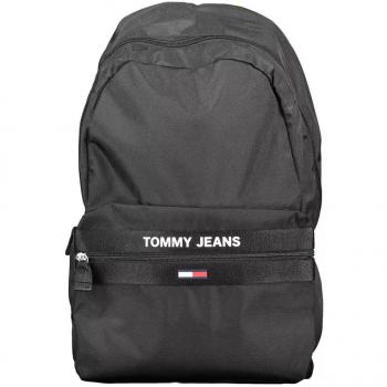 Tommy Hilfiger Essential Black Polyester Backpack for Men - One Size