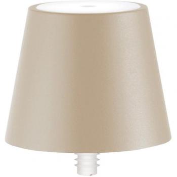 Lámpara LED Poldina Stopper Recargable y Portátil Color Arena 2,2W 200lm IP65