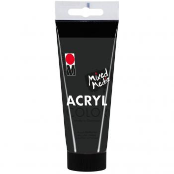 Pintura Acrílica Marabu Color Negro 100 ml