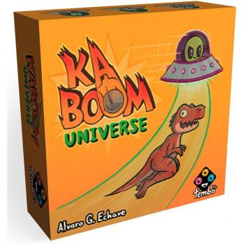 Juego de cartas Kaboom Universe (2ª edición) para 1-8 jugadores alienígenas