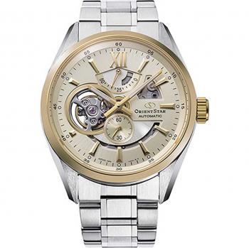 Orient Star Contemporary Automatic Skeleton Men's Watch 41mm with Power Reserve and 100M Water Resistance