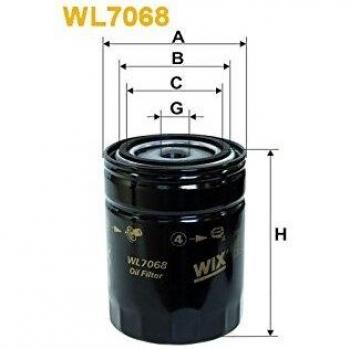 Filtro de Aceite Wix WL7068 - Tipo Spin-On para Múltiples Vehículos