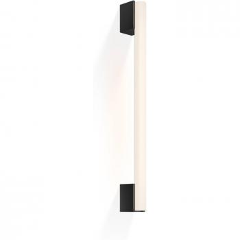 Aplique de pared Decor Walther Omega 20, negro mate sin bombilla