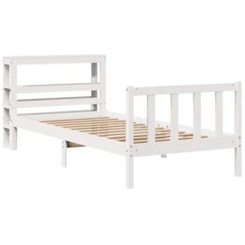 Cama solar sin colchón 100x200 cm madera maciza pino blanca