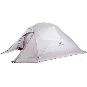 Tienda de Campaña Ultraligera Naturehike Cloud Up para 1-3 Personas, Resistente a la Lluvia, Nylon 20D/210T, Portátil para Senderismo
