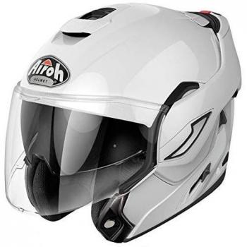 Airoh Rev 19 Cascos, Adultos Unisex, Color White Gloss, S