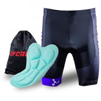 LYCAON Bicicleta Ciclismo Shorts de Ciclismo Padded Shorts de Gel Antibacteriano Gel de Silicona Padding Biker Shorts Medio Pantalones para Bicicleta de Carretera MTB Shorts