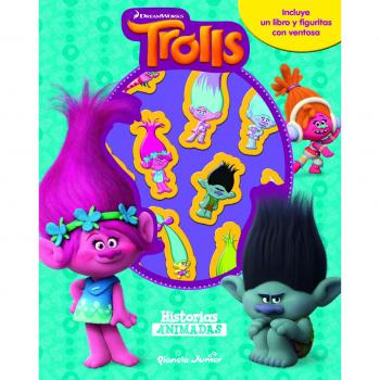 Trolls. Historias animadas: Libro con 10 figuritas - Dreamworks