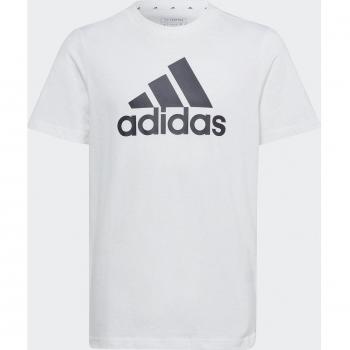 Adidas Essentials Big Logo Cotton Camiseta De Manga Corta Niños Blanco/Negro - Talla 128