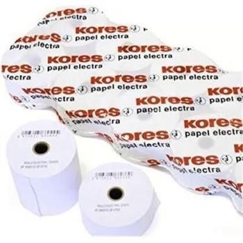 PACK 10 ROLLOS PAPEL ELECTRA KORES 66621500 75*65*12 36.5M. Ø12MM PARA IMPRESIÓN EN OFFSET